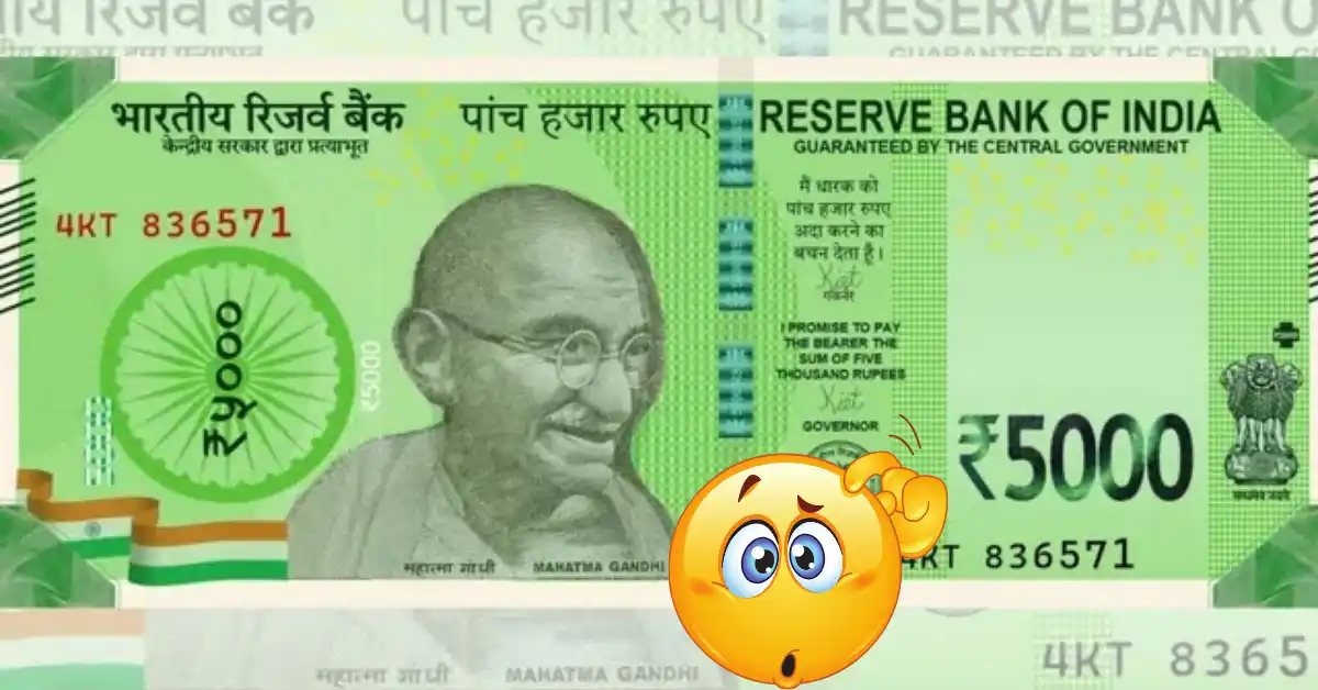 5000 note